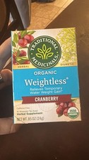 Traditional Medicinals Organic Weightless Cranberry Herbal Tea 16 Bags Tea price