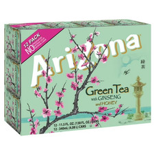 Arizona Green Tea with Ginseng and Honey, 11.5 Fl Oz Cans (12-Pack) Tea price