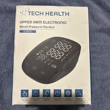 TECH HEALTH Upper Arm Blood Pressure Monitor FC-BP121 LED Digital, Type-C, Black Blood Pressure Monitor price