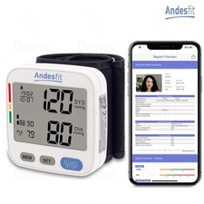 Bluetooth Wrist Blood Pressure Monitor with App, Accurate & Portable - Cuff S... Blood Pressure Monitor price