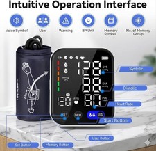 Arm Blood Pressure Monitor,BP Monitor Automatic Upper Arm Digital for Home Use Blood Pressure Monitor price