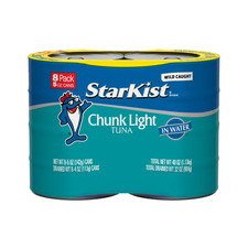StarKist chunk light tuna in water, 5 oz, 8 Cans FREE SHIPPING. Seafood price
