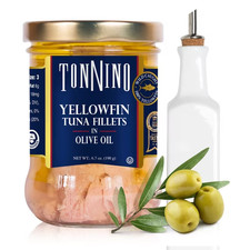 Tonnino Premium Yellowfin Tuna Fillet in Olive Oil, 6.7 oz, Jar, Wild Caught Seafood price