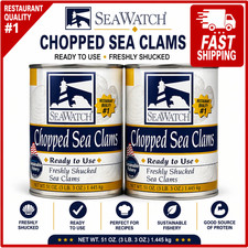 Chopped Sea Clams 2/51 Oz. premium quality,Freshly Shucked & Packed,Ready to Use Seafood price