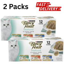 Seafood Classic Pate Collection Grain Free Wet Cat Food 3 oz Can (24 Cans Total) Seafood price