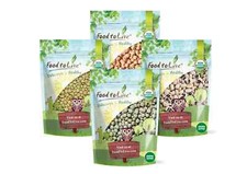 Organic Pulses Bundle, 4 x 5 lb Packs – Non-GMO Dried Legumes, Raw, Kosher, Bulk Legumes price