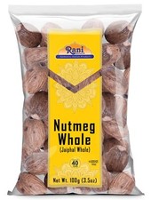 Rani Nutmeg (Jaiphul) Whole Spice, 21-23 Pieces, 3.5oz (100g) Spices price