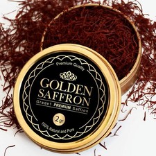 Golden Saffron, Finest Pure Premium All Red Saffron Threads, Grade A+ Spices price