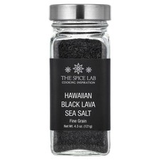 Hawaiian Black Lava Sea Salt, Fine Grain, 4.3 oz (121 g) Salt price