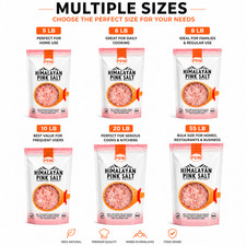 Himalayan Pink Salt Coarse Grain Bulk Food Grade – Choose Size 5 LB to 55 LB Salt price