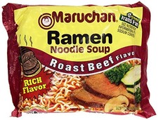 Maruchan Ramen Noodle Soup, Roast Beef Flavor, 3 Ounce Instant Soup and Bouillon price