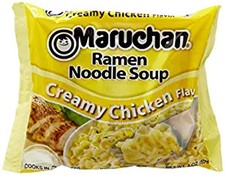 Maruchan Ramen Noodle Soup, Creamy Chicken Flavor, 3 oz Instant Soup and Bouillon price