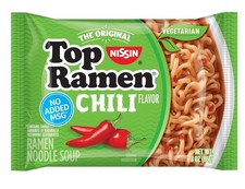 Nissin Top Ramen Chili Flavor Ramen Noodle Soup, 3 Oz Instant Soup and Bouillon price