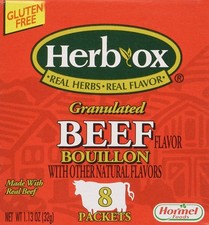 Herb-Ox Bouillon Packets Beef Instant Broth & Seasoning, 1.13 Ounce Instant Soup and Bouillon price