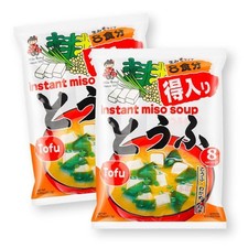 Miko Brand Instant Miso Soup Tofu 5.55 oz.X 2 PKGS Total 16 Servings Instant Soup and Bouillon price