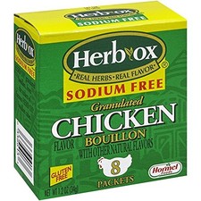 HERB-OX Bouillon - Instant Broth - Granulated -  1Box - 8 Packets - 1.2 Ounces Instant Soup and Bouillon price