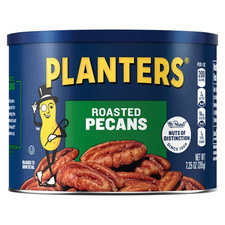 PLANTERS Roasted Pecan Nuts, Party Snacks, Plant Based Protein, 7.25 oz Steel Ca Nuts price