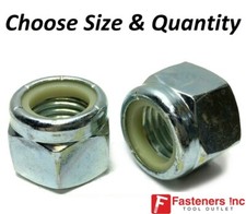 Nylon Insert Lock Nuts Nylock Zinc Plated (Choose Size & Quantity) Nuts price