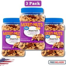 Great Value Mixed Nuts with Peanuts, 27 oz (3 Pack) Nuts price
