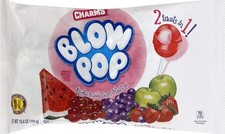 Blow Pop Lollipops - Dual Candy and Gum Suckers - Assorted Flavors, 16 Count Candy and Gum price