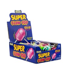 CHARMS Super Blow Pop Lollipops, Dual Candy and Gum Suckers, Assorted,48CT Candy and Gum price