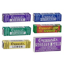 Choward's Mints Candy and Gum 7.29 x 2.90 x 10.59 cm, Purple, Yellow, White Candy and Gum price