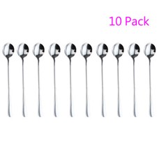 10 Pack Magik Long Handle Stainless Steel Mixing Ice Cream Coffee Spoon Set Ice Cream price