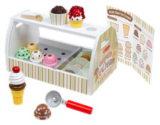 Melissa & Doug 9286 Wooden Scoop & Serve Ice Cream Counter Ice Cream price