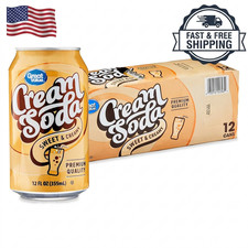 Great Value Cream Soda Pop, 12 fl oz, 12 Pack Cans Ice Cream price