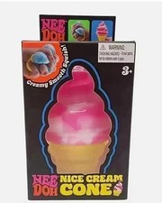 NeeDoh NICE CREAM CONE Ice Cream Squishy Toy 2026 NEE DOH Stress Ball Ice Cream price