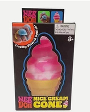 NeeDoh NICE CREAM CONE Ice Cream Squishy Toy 2026 NEE DOH Stress Ball Ice Cream price