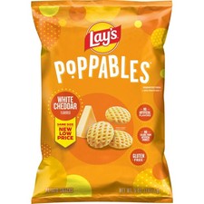 Lay's Poppables White Cheddar Flavored Potato Snack Chips, 5 Oz Bag Chips price