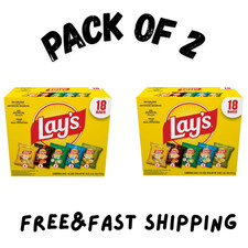 (2 PACK) Lay's Snacks Mix Potato Chips Variety Pack, 1 oz, 18 Count Chips price