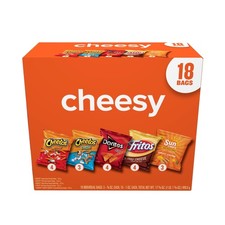 Frito-Lay Cheesy Snack Chips Variety Pack, 18 Count Multipack Box New Free Ship Chips price