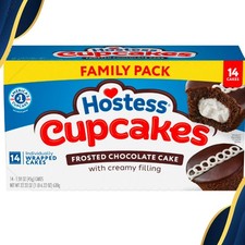 Hostess Cupcakes, Chocolate Snack Cakes, 22.22 oz Box (14 Count) Free Shipping Biscuits and Cakes price