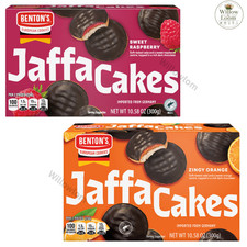 Benton's Jaffa Cakes Raspberry and Orange 10.58 oz 2 Box Bundle European Cookies Biscuits and Cakes price