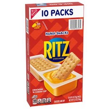 Crackers and Cheese Dip Snack Packs, 10 Pack Crackers and Cookies price