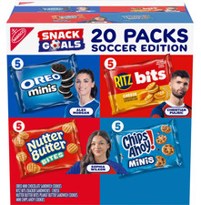 Nabisco Classic Variety Pack,OREO,CHIPS AHOY!,Nutter Butter,RITZ Bits,20snack pk Crackers and Cookies price