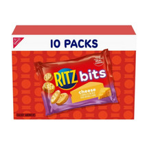 RITZ Bits Cheese Sandwich Crackers, Lunch Snacks, 10 Snack Packs Crackers and Cookies price
