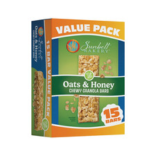Sunbelt Bakery Oats and Honey Chewy Granola Bars Value Pack (15 Count) Granola and Bars price