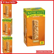 Peanut Granola Bars 30 Count 36 oz Sweet and Salty Snack On The Go Granola and Bars price