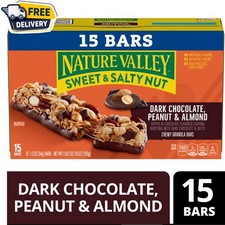 Nature Valley Granola Bars, Sweet and Salty Nut, Variety Pack, 15 Bars, 18 OZ Granola and Bars price