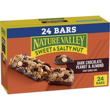 Nature Valley Sweet and Salty Nut Granola Bars, Dark 24 Count (Pack of 1) Granola and Bars price