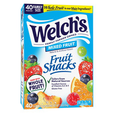 Welch's Fruit Snacks Gluten Free Mixed Fruit Soft Fruit Snacks, .8 oz, 40 Count. Dried Fruit price
