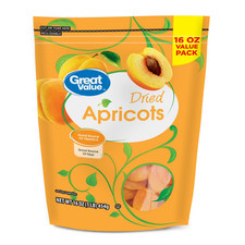 New Great Value Dried Apricots, 16 Oz Free Shipping.. Dried Fruit price