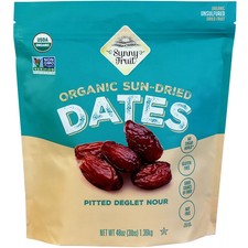 Sunny Fruit Organic Whole Dried  Pitted Dates, 48 oz, FRESH - SHIPS SAME DAY Dried Fruit price
