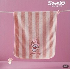 My Melody Hand Towel Pink Soft Face Towel Sanrio Kawaii Striped Hand / Face Towel price