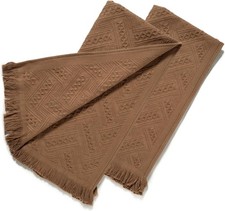 Bathroom Hand Towel 2 Packs Turkish Cotton Face Towel 14X30 Absorbent Soft Face Hand / Face Towel price