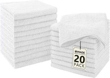 Washcloths - 20 Pack - Face Towels (12" x 12"), Highly Soft Wash Cloths and Hand Hand / Face Towel price