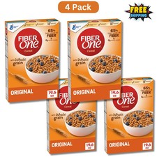 Fiber One Cereal, Original Bran (19.6 oz, 4 pk.) Free & Fast Shipping Breakfast Cereal price